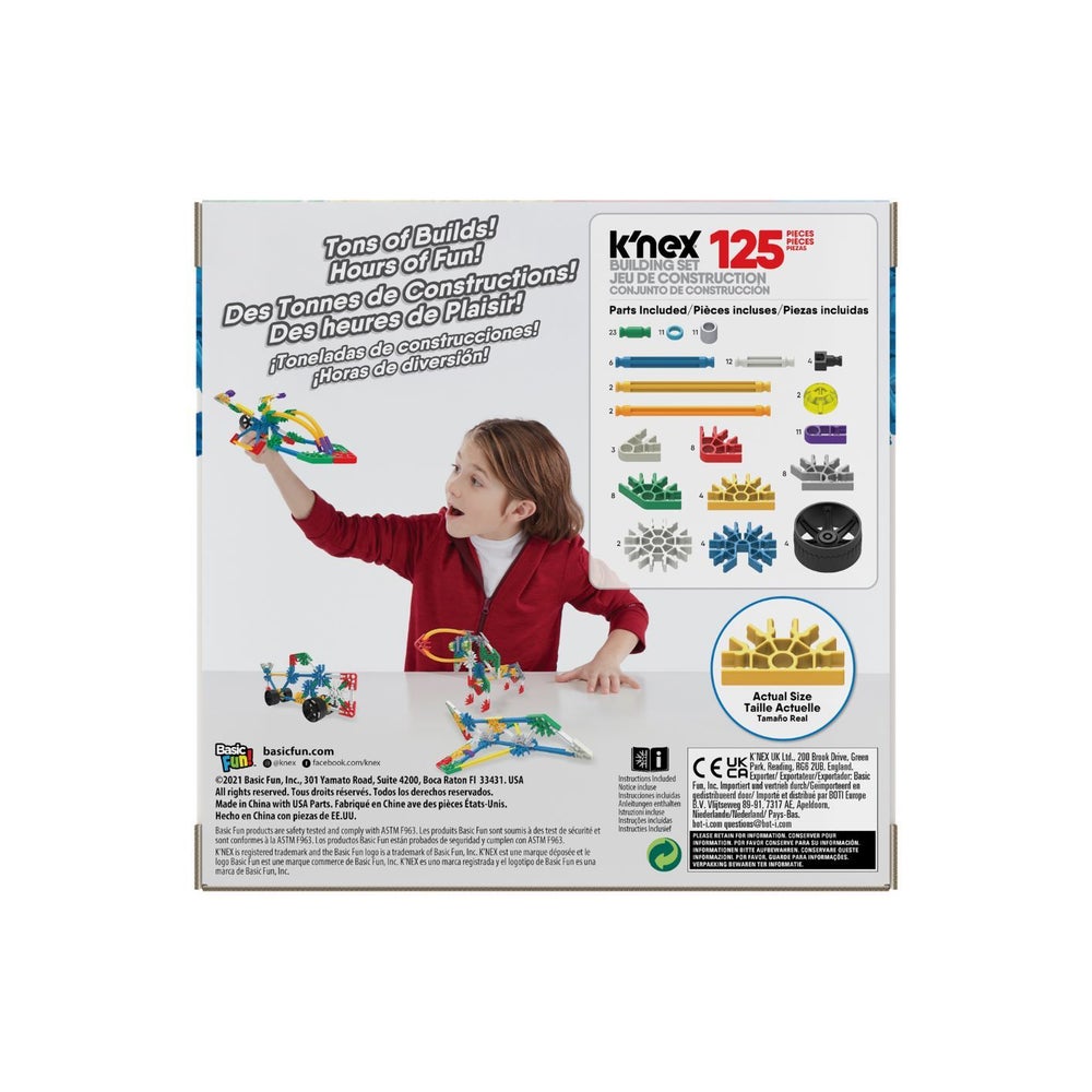 K'NEX CLASSIC - 125PC BEGINNER BUILDS (4) ML